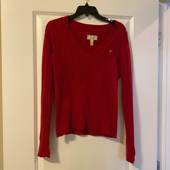 Red American Eagle sweater - Picture 2 of 4